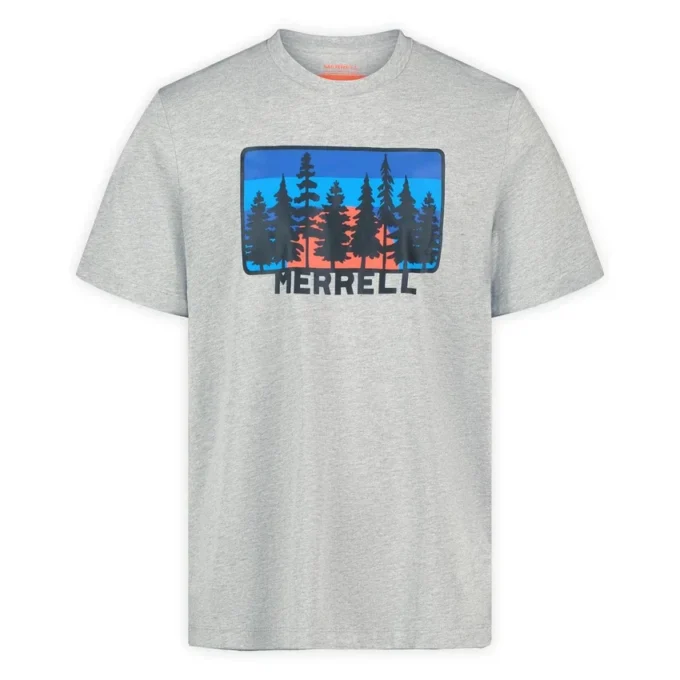 Erkek Forest Line Grafik Tişört Erkek Forest Line Grafik Tişört
