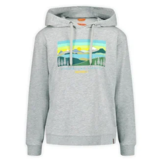 Kadın Await Adventure Yarı Kısa Grafik Kapüşonlu Kapüşonlu Sweatshirt